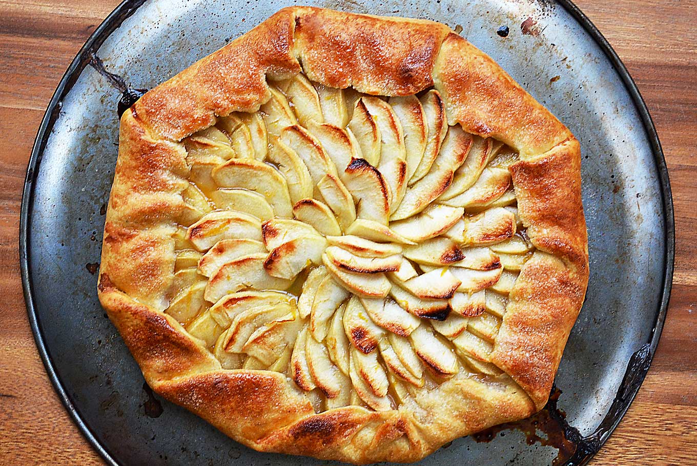 apple galette| rusticplate.com