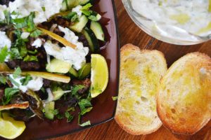 crispy lamb & lentil salad | rusticplate.com