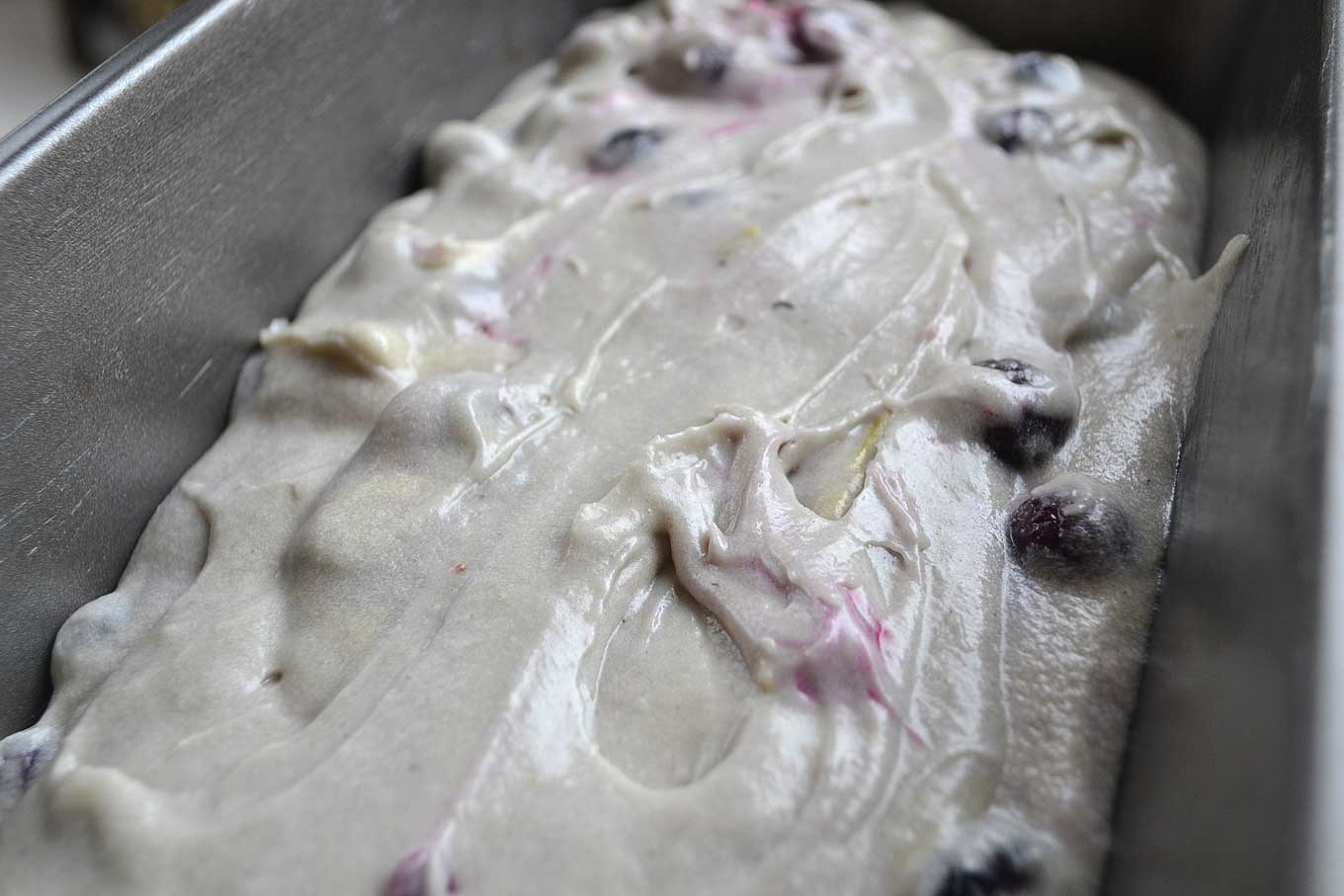 blueberry & lemon bread with citrus glaze | rusticplate.com