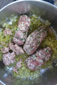 farro, sausage & rosemary soup | rusticplate.com