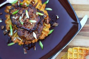 pork medallions with spicy maple sauce | rusticplate.com