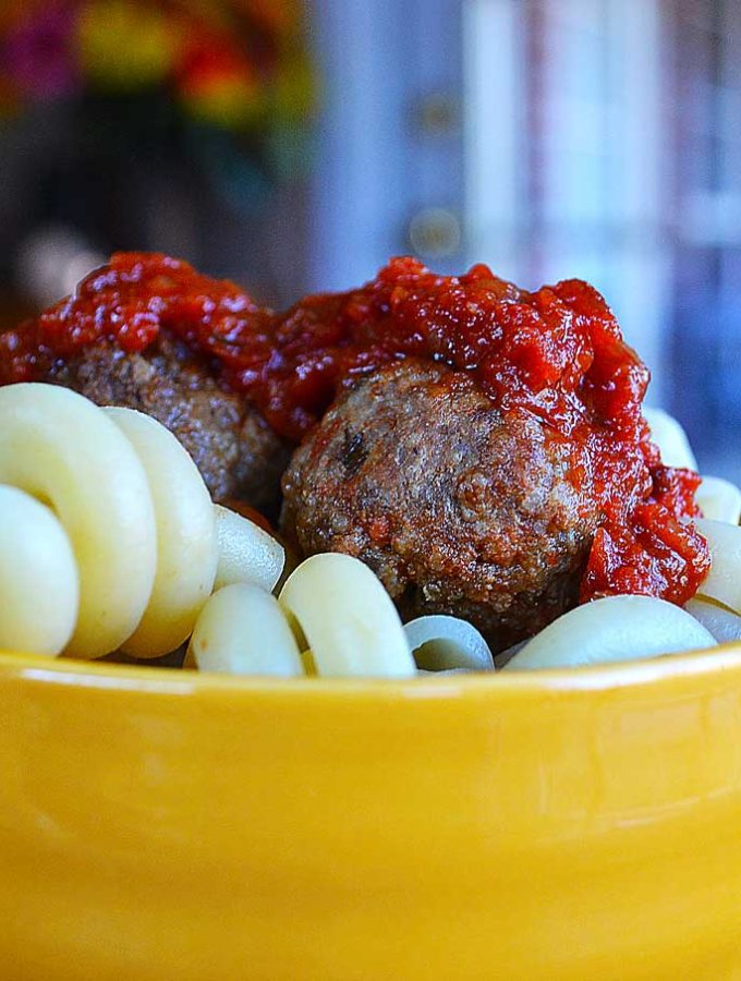 pork & beef meatballs | rusticplate.comate.com