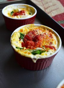 ramekin eggs & spinach | rusticplate.com