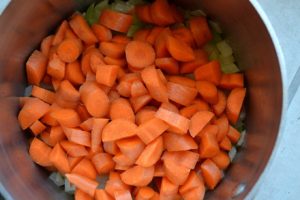 add chopped carrots