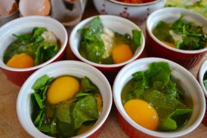 ramekin eggs & spinach | rusticplate.com