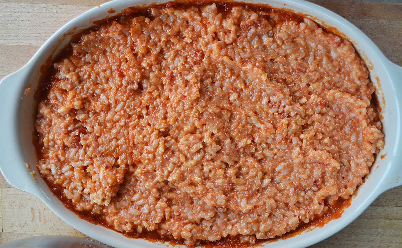 tomato rice bake | rusticplate.com