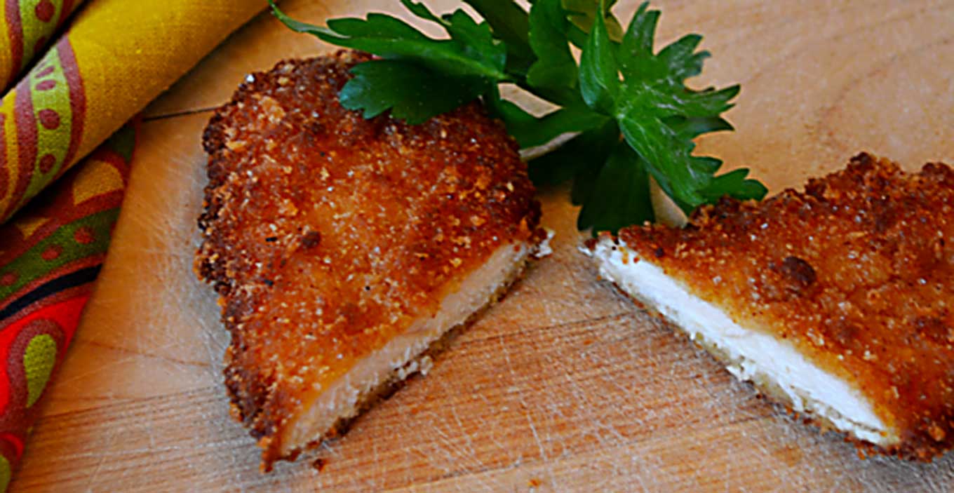 breaded chicken cutlets | rusticplate.com