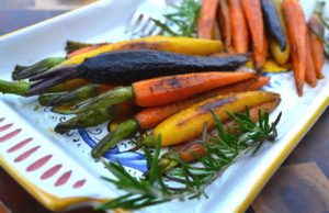 maple syrup & rosemary carrots | rusticplate.com