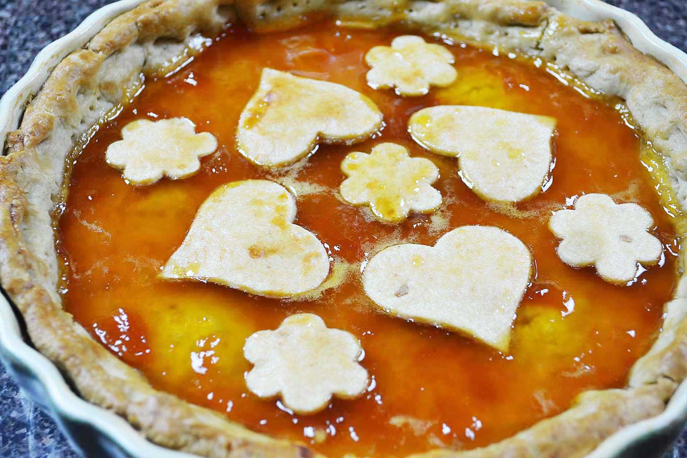 apricot marmalade tart with almond crust | rusticplate.com