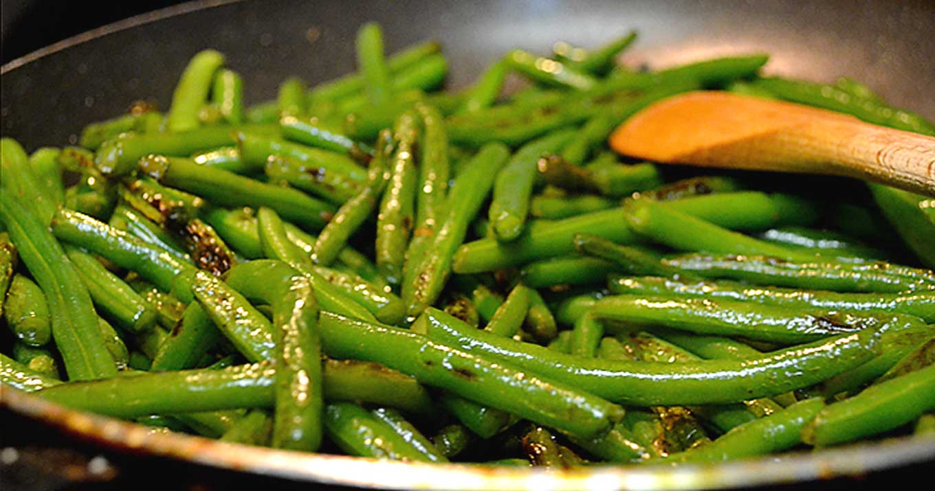 cooking green beans. green beans with toasted Panko breadcrumbs rusticplate...