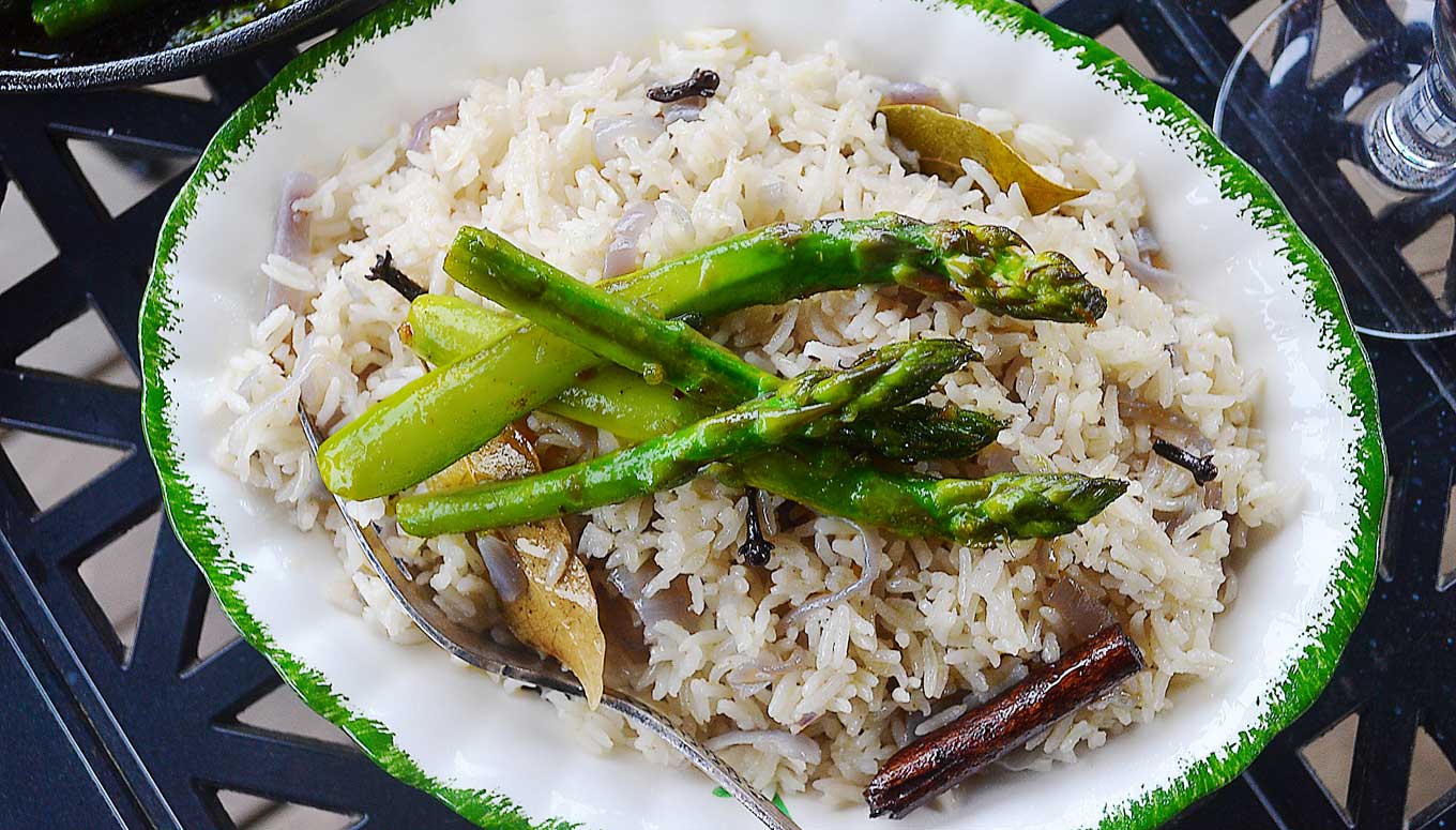 curried & griddled asparagus | rusticplate.com