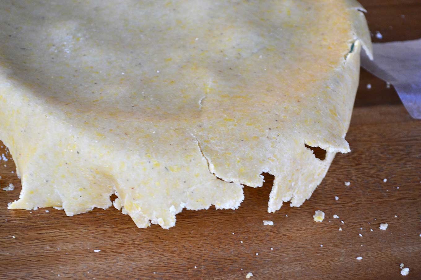 how to make a sweet cornmeal crust |rusticplate.com