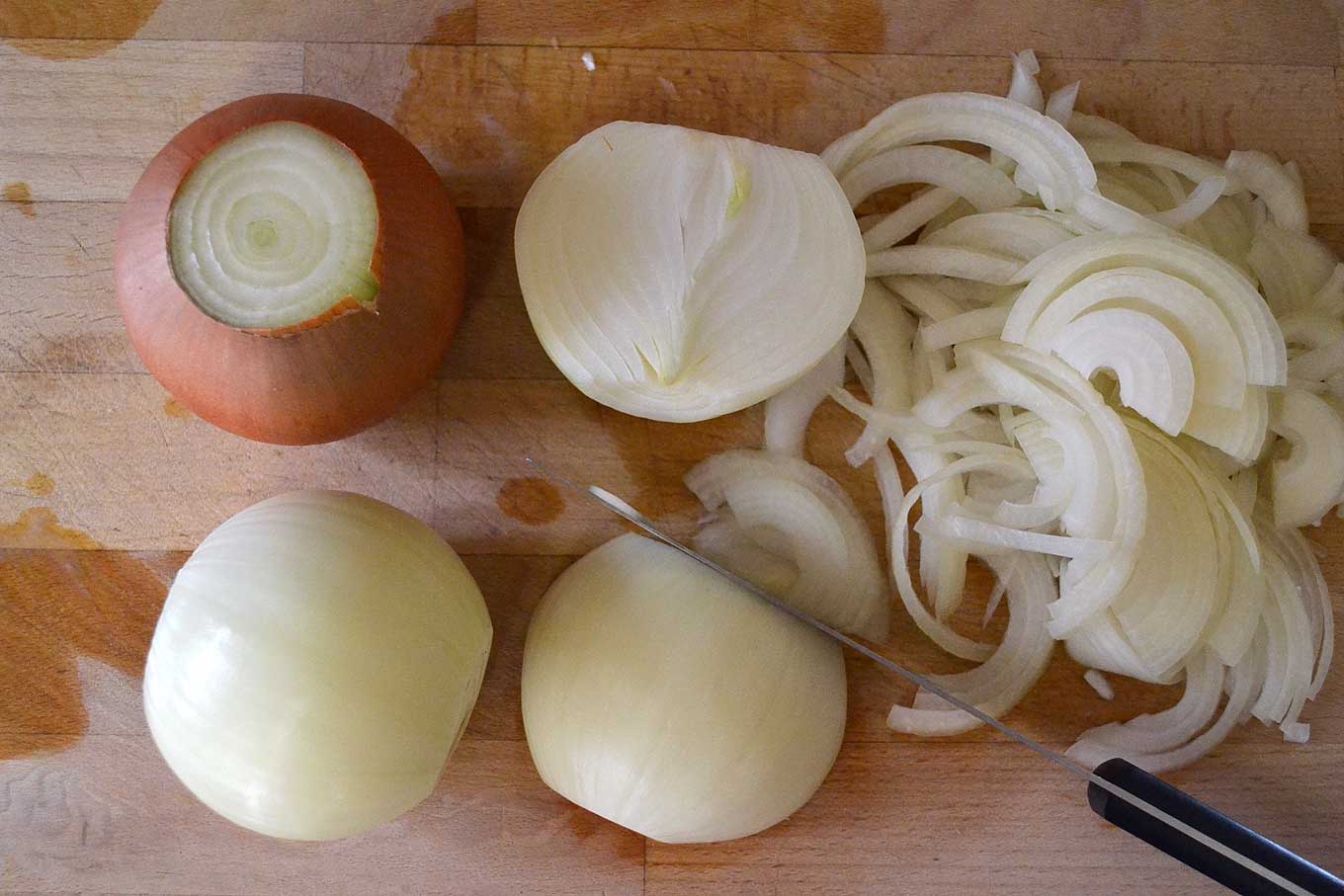 chickpea & onion pasta | rusticplate.com