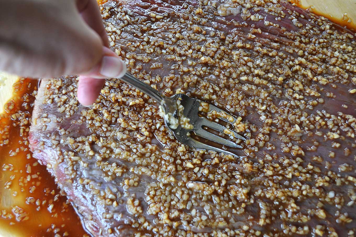 garlic & tamari flank steak | rusticplate.com
