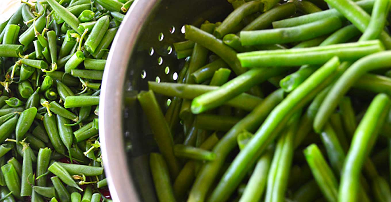 how to blanch green beans | rusticplate.com